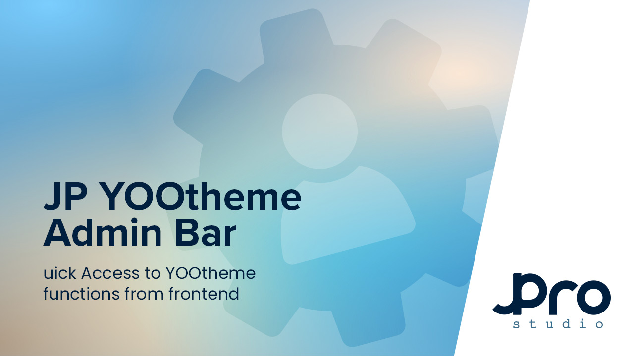 YOOtheme Admin Bar 