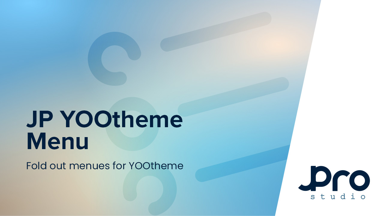 WordPress foldable menu YOOtheme Pro