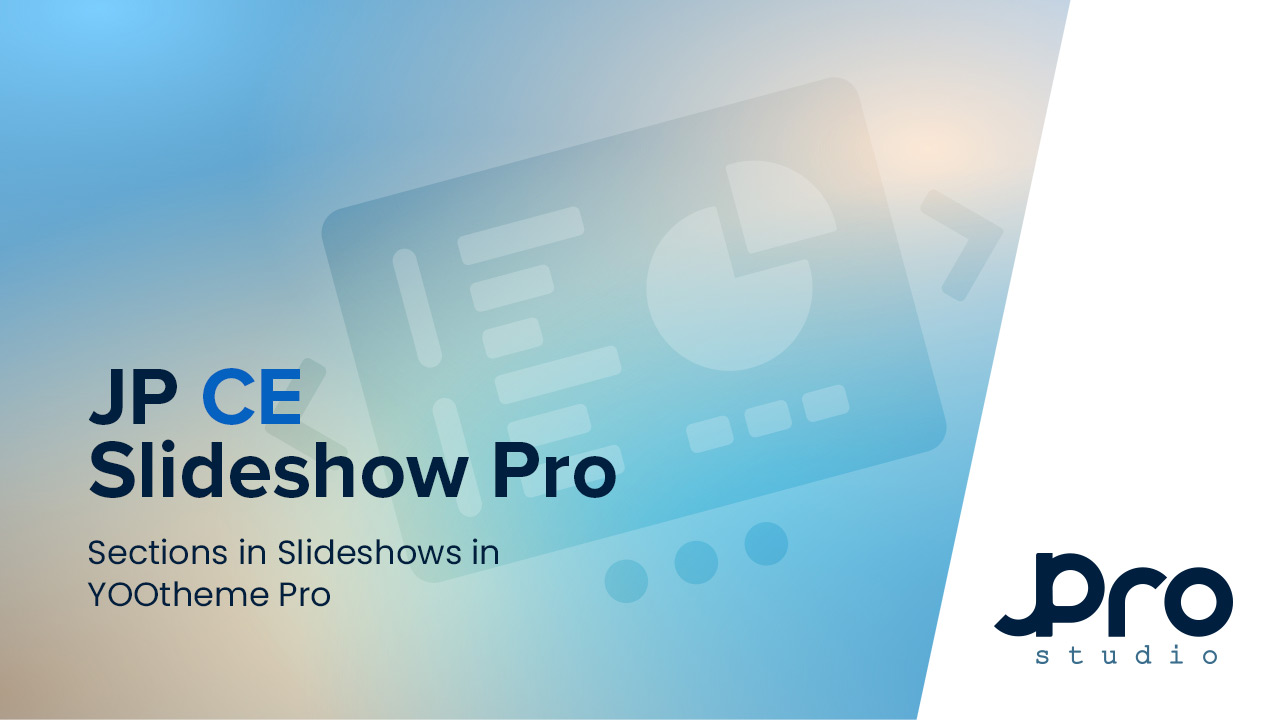 Slideshow with section YOOtheme