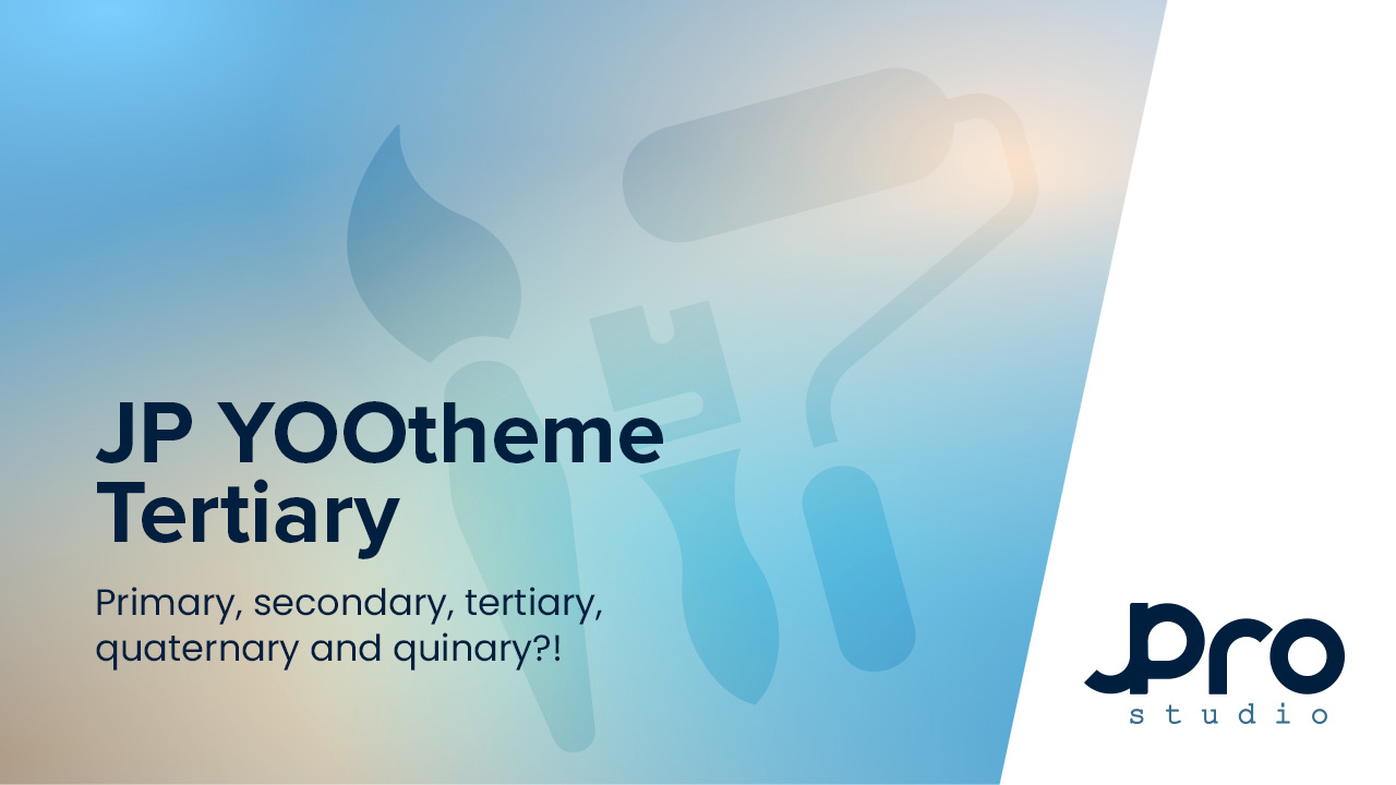 Primary and Secondary YOOtheme colors