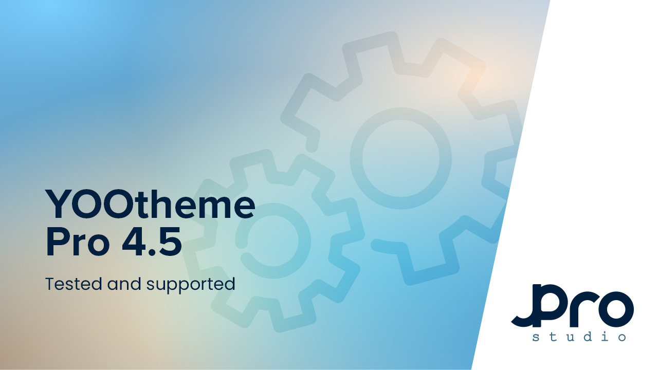 YOOtheme 4.5 tested 