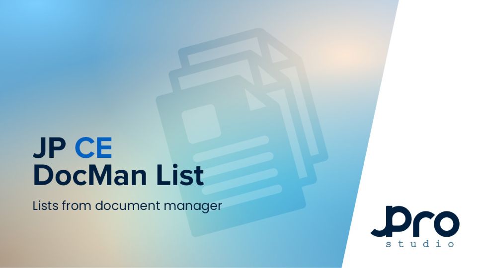 New Custom Element (CE) - JP CE DocMan list for Joomla®
