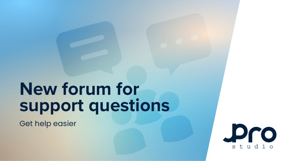 New forum for support and feature requests